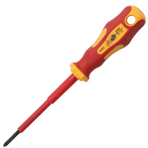 Surubelnita cruce electrician BGS VDE, PH0x75 mm - Img 1