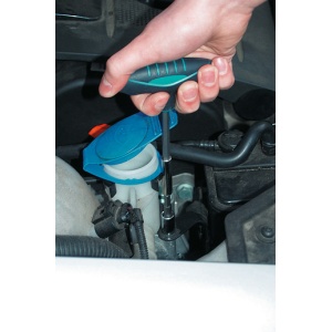 Surubelnita-T pentru biti (1/4"`) Wolfcraft 1235000, magnetic, maner ergonomic, lungime 152 mm - Img 8
