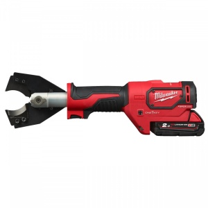 Taietor hidraulic de cabluri Milwaukee M18 ONEHCC-201C FSW SET, taie cablu ∅ 35 mm, livrat cu acumulator, valiza