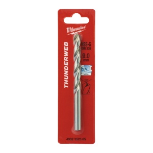 THUNDERWEB - Burghie metal HSS Ground - DIN338 Milwaukee Ø 9x81x125 mm - blister 1 buc - Img 2