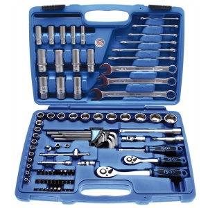 Trusa 92 piese 1/4" + 3/8", în ţoli - Img 1