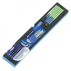 Trusa de scule Heytec, tip consola cu 5 module, 96 piese - Img 3