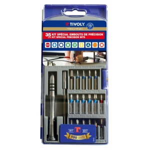 Trusa Tivoly 35 piese biti si accesorii pentru aplicatii de precizie