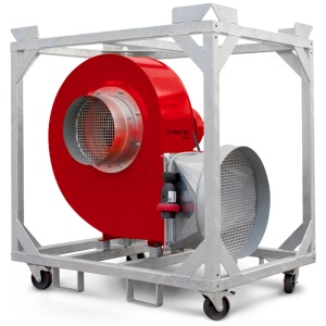 Ventilator centrifugal industrial, de presiune mare, Trotec, tip TFV300EX (fara cadru) - Img 2