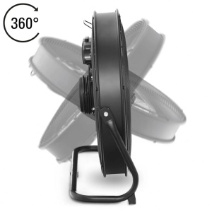 Ventilator de podea negru, Trotec, 6562m³/h, 120W, 3 trepte, tip TVM20D - Img 4