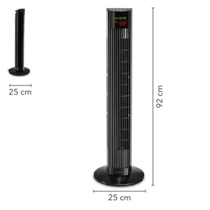 Ventilator tip turn Trotec, tip TVE31T, negru, 45 W, 3 viteze - Img 15