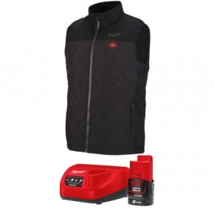 Vestă puffer hibrid încălzită M12™ Milwaukee + acumulator si incarcator