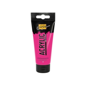 Vopsea acrilică Solo Goya Fluorescent 100 ml - Img 1