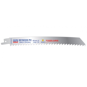 3019/225 PC Panza HCS/CV pentru fierastrau sabie pentru lemn / 5 bucati, DIM 225 x 19 x 1.05 mm