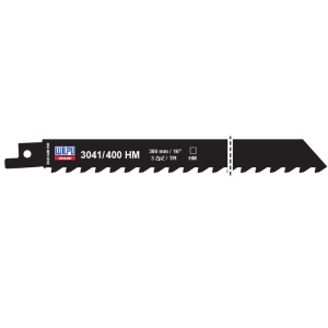 3041/400 HM Panza HM/T.C.T. pentru fierastrau sabie pentru materiale de constructii, DIM 400 x 19 x 1.3 mm
