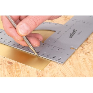 Ac de trasaj cu varf din aliaj dur Wolfcraft 7985010, lungimea de 150 mm, cu profil hexagonal - Img 2