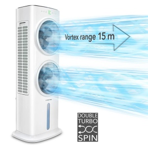 Aircooler - Racitor de aer portabil, umidificator, Trotec, tip PAE45, alb, 90 W, 1700m³/h, 5 viteze - Img 6
