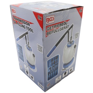 Aparat umplere ulei transmisie BGS cu pompa manuala cu 8 adaptoare, 7 l - Img 3