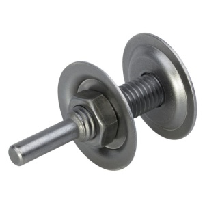 Ax prindere Wolfcraft 2116000, pentru discuri de slefuire si polisare cu diametrul interior de 10 mm, tija prindere 6 mm