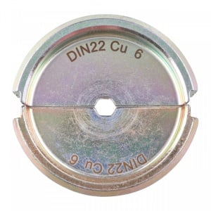 Bacuri de sertizare DIN Cupru Milwaukee (Dimensiune conector cablu (mm²): 6, Cod imprimat: 5)