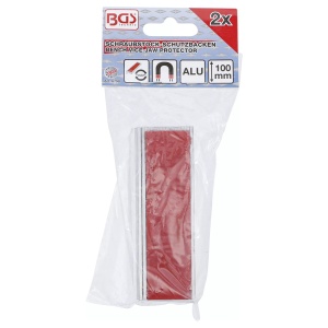 Bacuri protectie menghina 100mm, cu suprafata din plastic rosu, BGS - Img 4