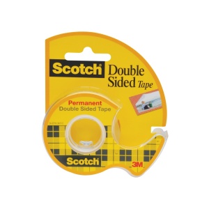 Bandă dublu adezivă cu dispenser 12 mm x 6,3 m 3M Scotch
