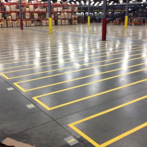 Banda marcare protectie 3M 764i vinil galben, 50mm x 33m, marcare terenuri sport indoor, 70006299641 - Img 2