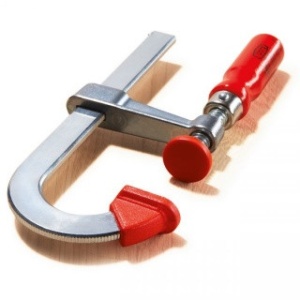 BESSEY Menghină în formă de U, cu prindere ușoară, cu șurub LMU, Deschidere: 200 mm - Img 2