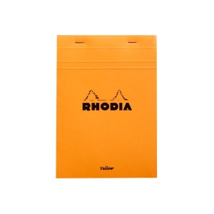 Blocnotes N16 14,8 x 21 cm capsat 80 file galbene Rhodia Orange