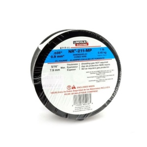 Bobina sarma tubulara pentru sudura Mig otel Lincoln Electric B10283-1, INERSHIELD, diametru 0.9 mm, greutate 0.45 kg, pentru oteluri de uz general - Img 1