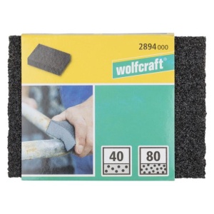 Burete slefuire Wolfcraft 2894000, 97x67x25 mm, granulatie 40, 80 - Img 2