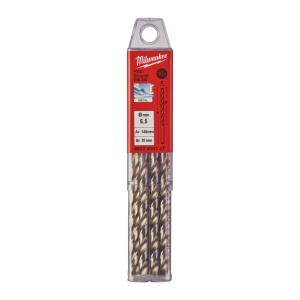 Burghie lungi MILWAUKEE HSS Ground pentru metal - DIN 340 Ø 6.5x97x148 mm - set 10 buc - Img 2