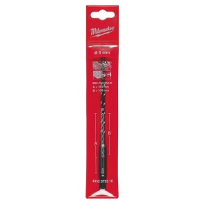 Burghie multifuncționale SDS-Plus TCT Milwaukee (Lungime totală (mm): 160, Ø (mm): 6, Lungime activă (mm): 100) - Img 2
