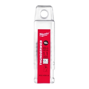Burghiu metal MILWAUKEE THUNDERWEB - DIN 338 Ø 1.1x14x36 mm - set 10 buc - Img 2
