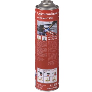 Butelie de gaz unica folosinta Rothenberger MULTIGAS 300, filet 7/16"