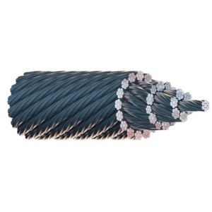 Cablu de otel special antigiratoriu Gutman tip Verotop E constructia 35x7 cu toroane compacte - Img 2