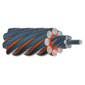 Cablu de otel special Gutman tip Veropro 8 cu 8 toroane exterioare compacte cu inima metalica si plastifiata - Img 2