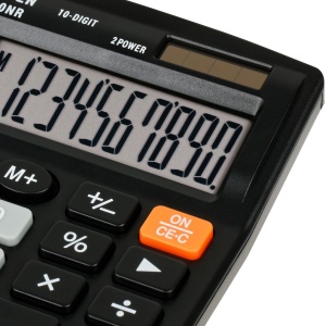 Calculator de birou 10 digiți, 124 x 102 x 25 mm, Eleven SDC-810NR - Img 4