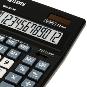 Calculator de birou 12 digiți, 205 x 155 x 35 mm, Eleven CDB1201-BK - Img 4