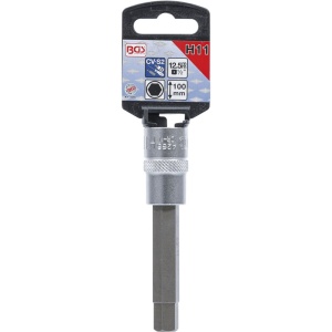 Capat cheie tubulara 1/2" cu varf imbus, lung, 11 x 100 mm - Img 2