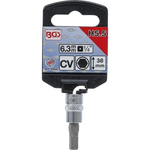 Capat cheie tubulara 1/4" cu varf imbus, 5.5 mm - Img 3