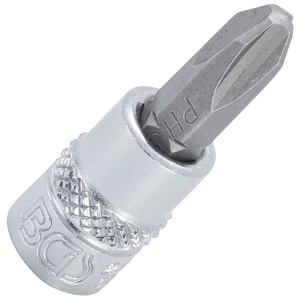 Capat cheie tubulara 1/4" cu varf in cruce, PH3, 38 mm - Img 1