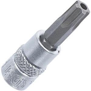 Capat cheie tubulara BGS 1/4" cu varf TorxPlus cu gaura 5 colturi, TS40