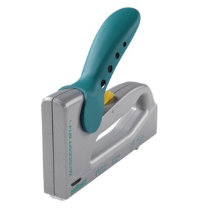 Capsator manual M14 Wolfcraft 7081000, pentru capse tip 053 de la 6 - 14 mm si cuie de tip 062, 16 mm - Img 1