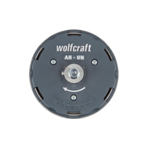 Carota de taiere reglabila universala Wolfcraft 5985000, D35, 50, 65, 68, 74, 80 mm adancime taiere 30 mm tija triunghiulara D 8.5 mm - Img 2