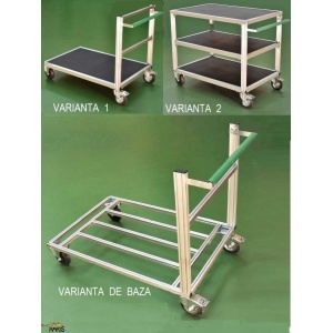 Carucioare-sistem din aluminiu pentru sarcini mari, tip CSA - Img 1