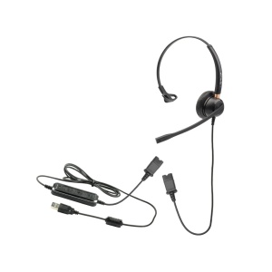 Căști cu fir call center Tellur Voice 510N, monoaural, USB, negru - Img 4