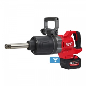 Cheie de impact 1″ ONE-KEY™ M18 FUEL™ cu mâner-D, cuplu ridicat, inel de fixare și gât lung M18 ONEFHIWF1D-121C, echipat, 1 baterie, incarcator, valiza, cuplu 2576 Nm - Img 3