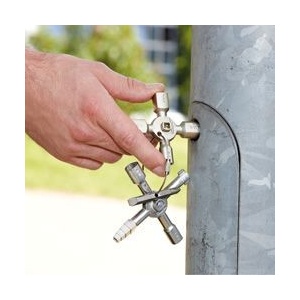 Cheie pentru tabloul electric KNIPEX TwinKey® 10 profile. 2 cruci. 1 cheie. 3-12 mm - Img 2