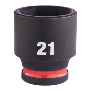 Cheie tubulară de impact MILWAUKEE SHOCKWAVE™ IMPACT DUTY, 3/8" IMPACT SOCKET STD 21mm L34mm