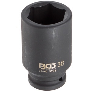 Cheie tubulara lunga de impact BGS 38mm, 3/4" - Img 1