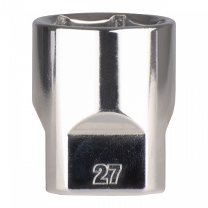 Cheie tubulară Milwaukee 1/2, sistem metric, 27mm, scurtă - Img 1