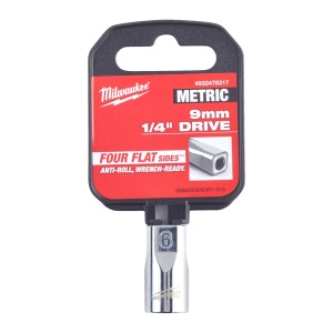 Cheie tubulară Milwaukee 1/4, sistem metric, scurtă - 9mm - Img 2