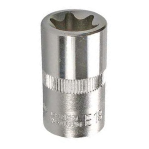 Cheie tubulara stelata-negativ BGS E18, 3/8" - Img 1