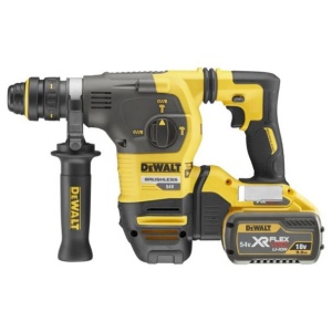 Ciocan rotopercutor SDS-Plus Dewalt DCH335X2, 3.5 J, 30 mm, cu 2 acumulatori XR Flexvolt 54 V / 9.0 Ah, sistem de extragere a prafului - Img 2
